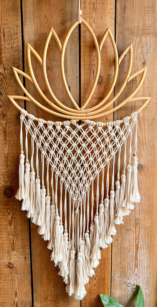 Handmade Lotus Dream Catcher